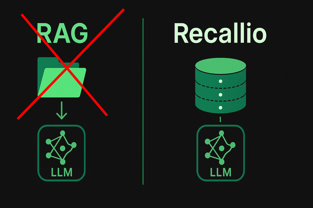 Why Recallio Isn’t Just Another RAG Tool - And Why That Matters